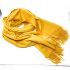 100% Lambswool Oversized Blanket Style Scarf/Wrap - Sunshine Yellow